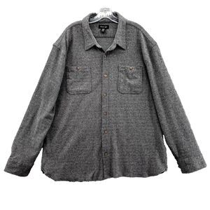Porter & Ash Shirt Men's XXL Gray Preppy Outdoor Academia Minimalist Office 90's